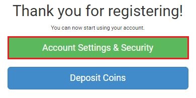 [Account Settings & Security] をクリック