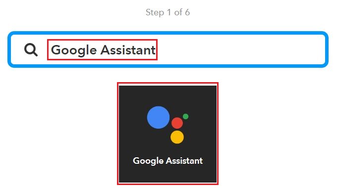 "Google Assistant" で検索を行い [Google Assistant] をクリック