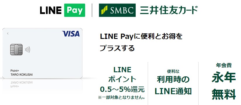 LINE Pay クレジットカード(P+) とは
